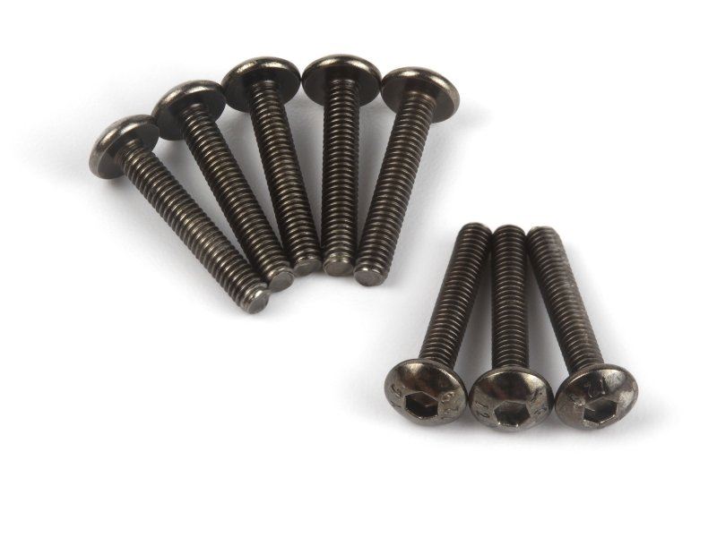 Button Head Screw M2.5X15Mm (Hex/Socket/8Pcs)