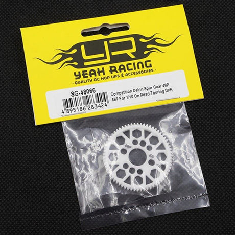 Yeah Racing Competition Delrin Spur Gear 48P 66T For 1/10 On Road Touring Drift