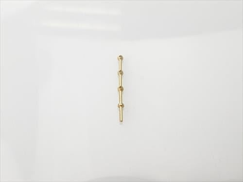 RACTIVE 3 Hole Stanchion, Brass 15mm (Pk10)