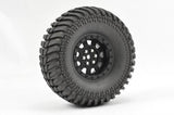 FASTRAX 1:10 CRAWLER PASO 1.9 MOUNTED SCALE WHEEL BLACK