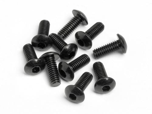 HPI Button Head Screw M4X10mm (Hex Socket/10Pcs)