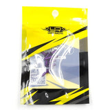 Yeah Racing Aluminum 7075 3X8Mm Hex Socket Flat Head Screws 10Pcs Purple