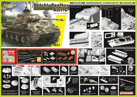 Dragon 1/35 Befehls Panther Ausf.G (Premium Edition)