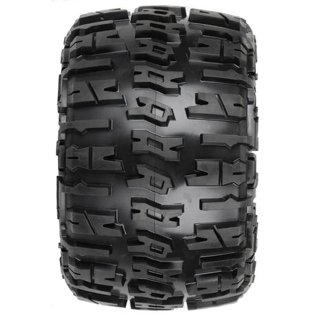Proline 1/8 Trencher X F/R 3.8In Mt Tires Mounted 17mm Blk Raid (2)