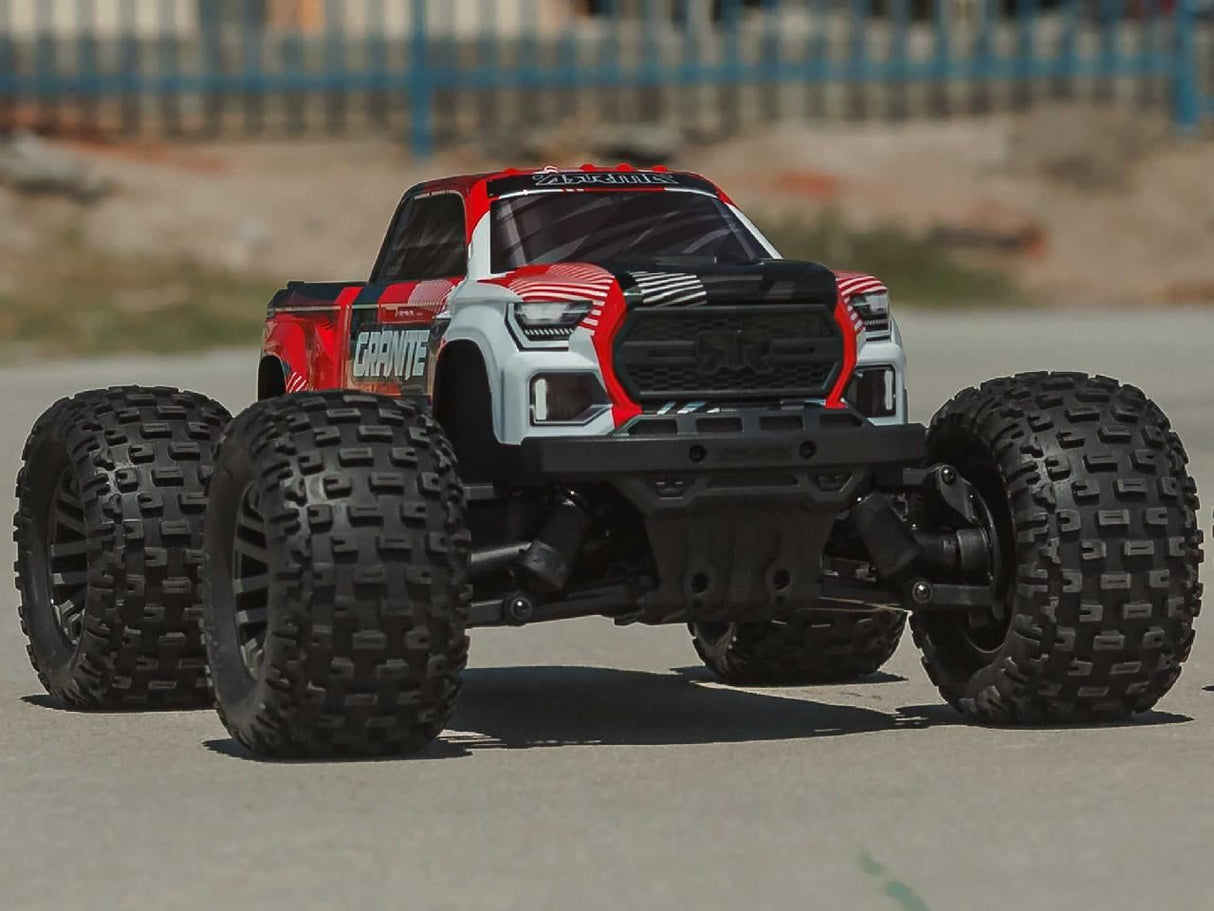 Arrma 1/10 Granite 223S Dsc 4X4 Rtr Brushless Monster Truck, Red