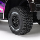 Pro-Line 1/16 Mirage Tt Front/Rear Tires Mounted Black Split Six Whee