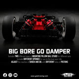 Yeah Racing Aluminum Performance Damper Upgrade Set For Tamiya Tt02