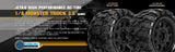 Jetko Ex Tyre Mt Defender Belted 3.8In 17Mm-12Mm Black Wheel