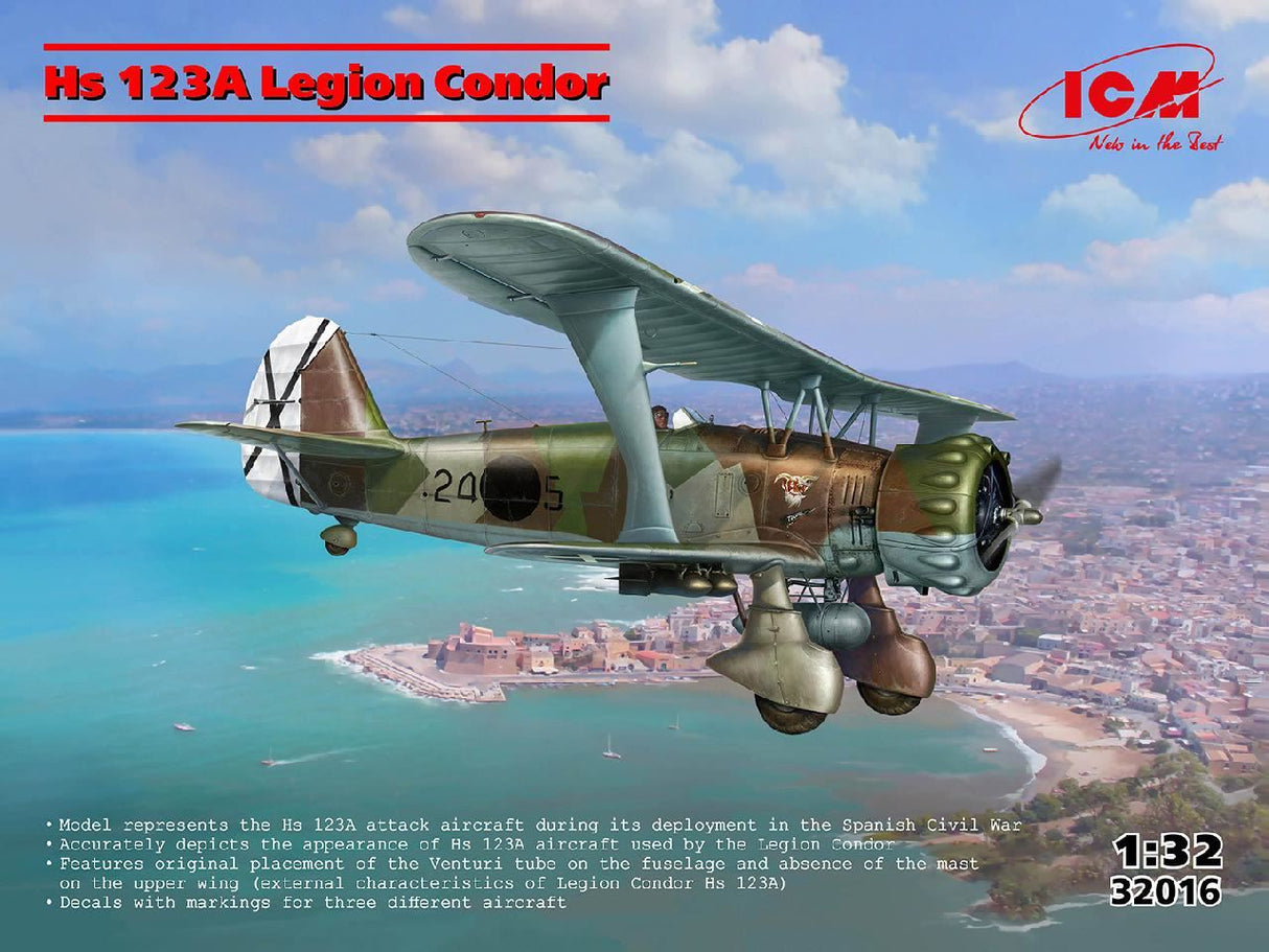 Icm Hs 123A-1 Legion Condor Attack Aircraft