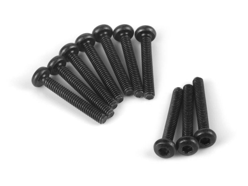 Button Head Screw M2X14Mm (Hex Socket/10Pcs)