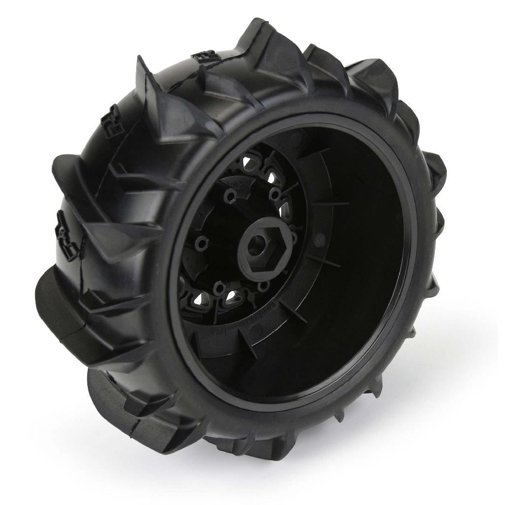 Proline 1/10 Dumont Front/Rear 2.2In/3.0In Sc Mounted 12mm Black Raid