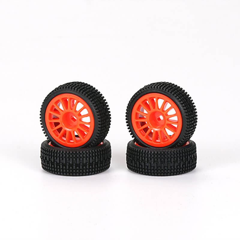 Carisma Gt24 Hyundai I20N Red Wheels Set (Mounted)