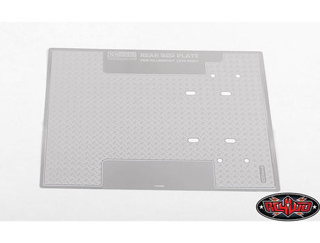 RC4WD DIAMOND PLATE REAR BED FOR RC4WD TF2 LWB TOYOTA LC70