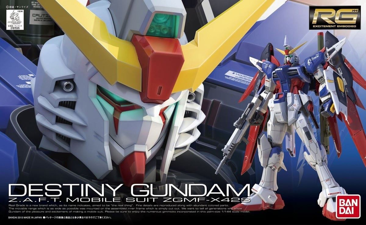 Bandai Hobby Rg 1/144 Destiny Gundam