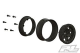 PROLINE IMPULSE 1.9" BLACK PLASTIC INTERNAL BEADLOC WHEEL
