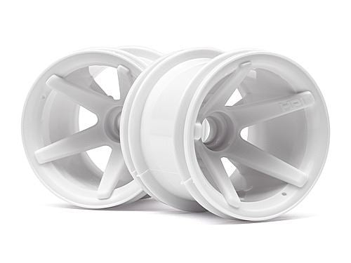 HPI Super Star Mt Wheels Front (White/2.2In/2Pcs)