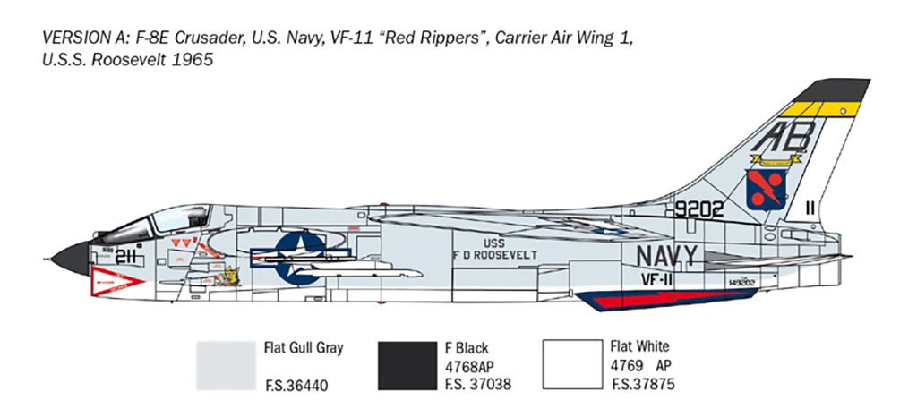 Italeri F-8E Crusader