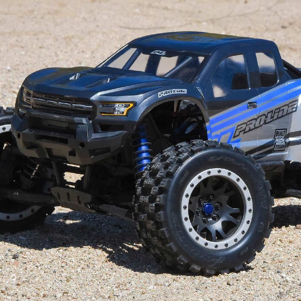 Proline-Line 1/5 Badlands Mx43 Pro-Loc F/R X-Maxx Mtd 24mm Blk/Gry Impuls