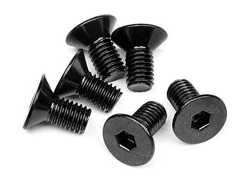 HPI Flat Head Screw M5X10mm (Hex Socket/6Pcs)