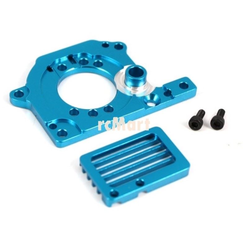 Yeah Racing Aluminum Motor Mount With Heat Sink Full Set (Bu) For Tamiya M05 & M05 Pro