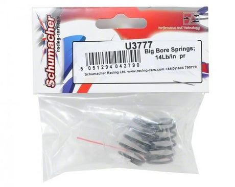 Schumacher Big Bore Springs; 14lb/in pr