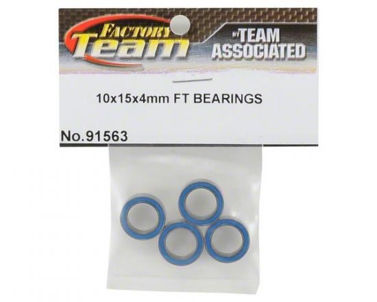 ASSOCIATED 10 X 15 X 4MM FACTORY TEAM BEARINGS (4)