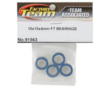 ASSOCIATED 10 X 15 X 4MM FACTORY TEAM BEARINGS (4)