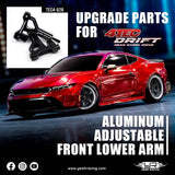 Yeah Racing Aluminum Adjustable Front Lower Arm Set For 4-Tec Rwd Drift