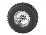 Rc4Wd 8Lug Deep Dish Wagon 1.9 Steel Stamped B/L Wheels Chrme