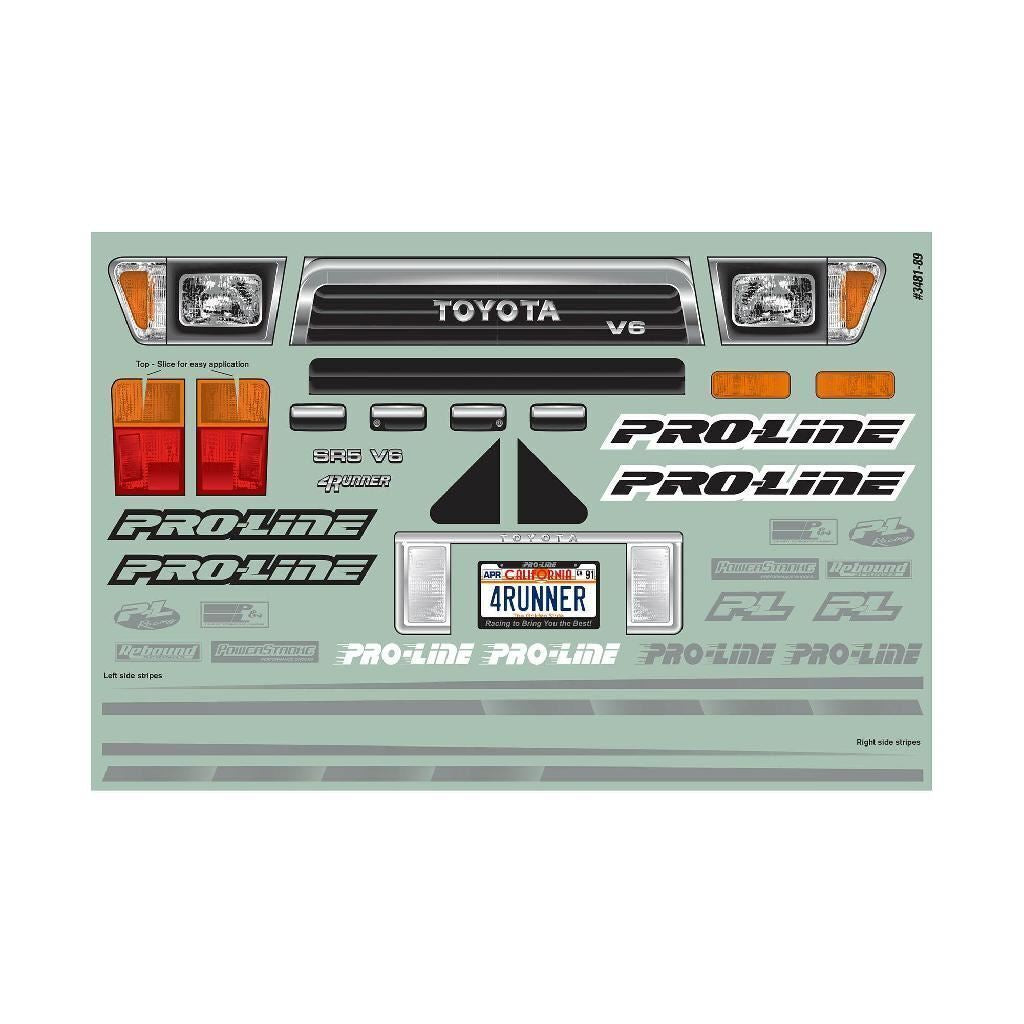 Proline 1/10 1991 Toyota 4Runner Clear Body 12.3In (313mm) Wheelbase