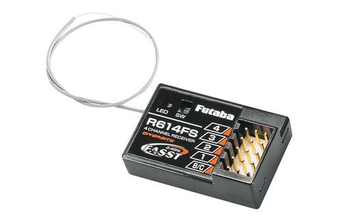 Futaba R614FS 4ch Rx 2.4GHz FASST (P-R614FS)