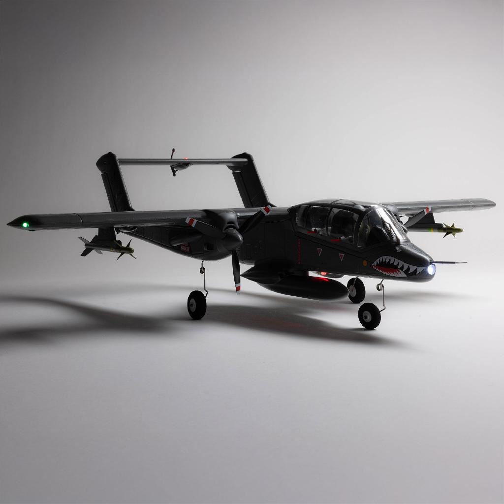 E Flite Micro Ov-10 Bronco 645Mm Bnf Basic With As3X And Safe Select