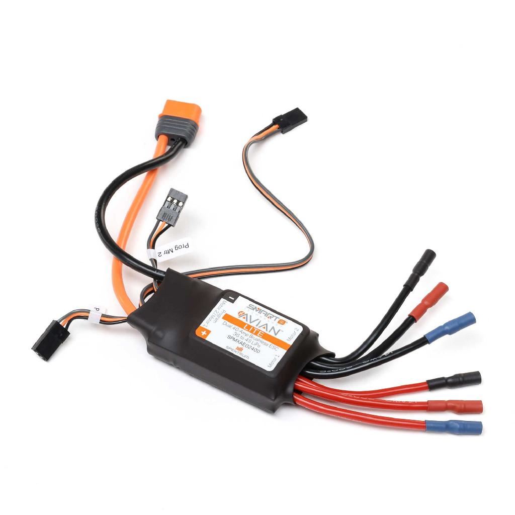 Spektrum Avian 40-Amp Dual Smart Lite Brushless Esc, 3S-4S Ver. D: Ic