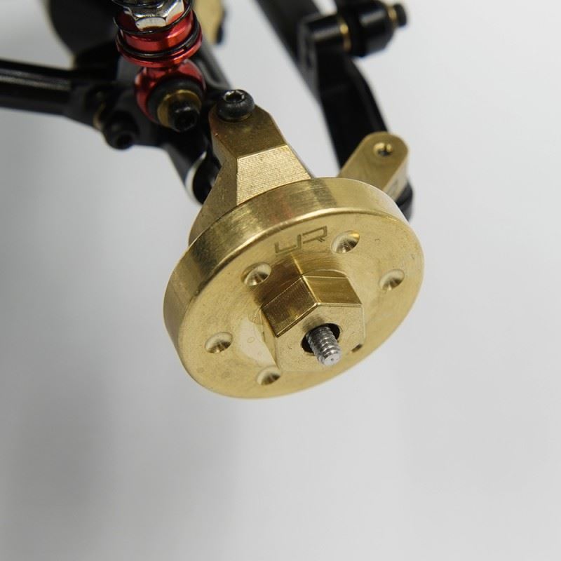 Yeah Racing Brass Wheel Hubs 7g each 2pcs For Axial SCX24