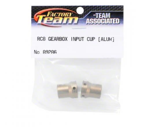 Team Associated RC8 Factory Team Gearbox Input Cups - Aluminium