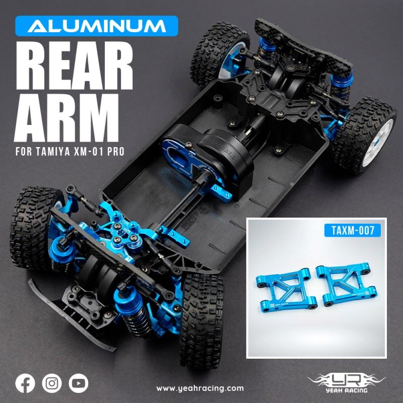 Yeah Racing Aluminum Rear Arm Set For Tamiya Xm-01 Pro