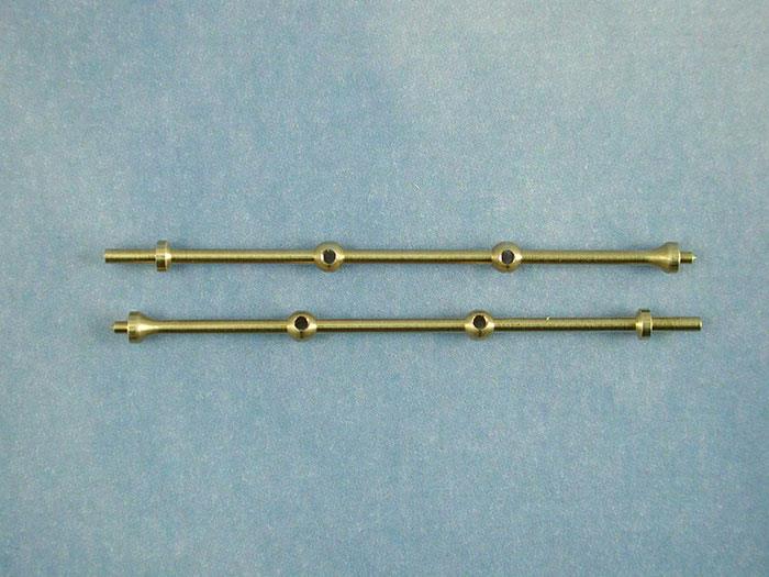 Radio Active 2 Hole Capping Stanchion, Brass 40mm (pk10)