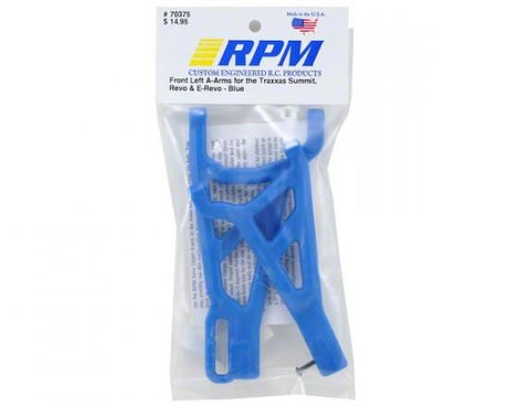 RPM TRAXXAS SUMMIT/REVO FRONT LEFT A-ARMS BLUE