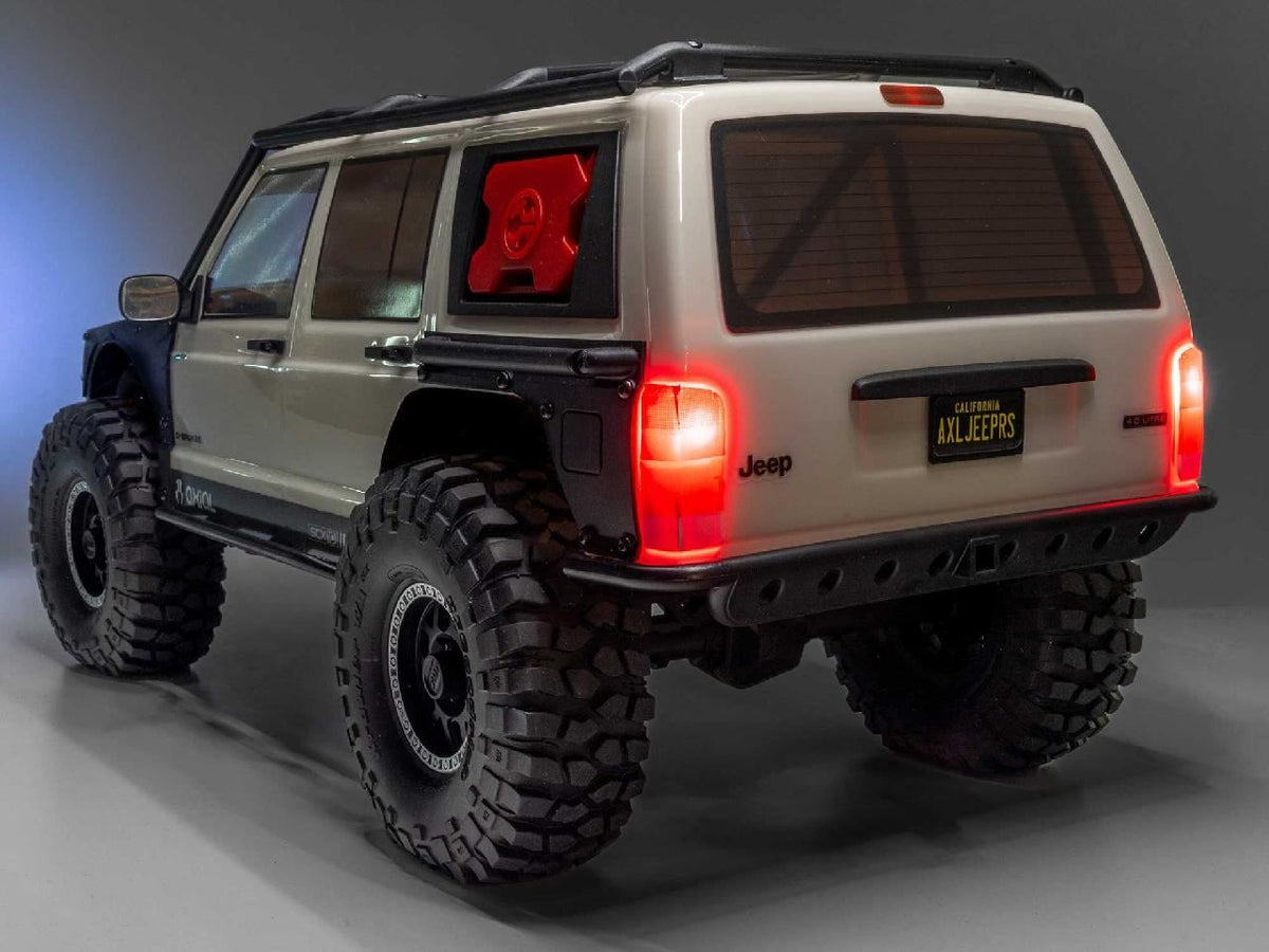 Axial 1/10 Scx10 Iii Jeep Cherokee Xj 4X4 Rtr Rock Crawler, White