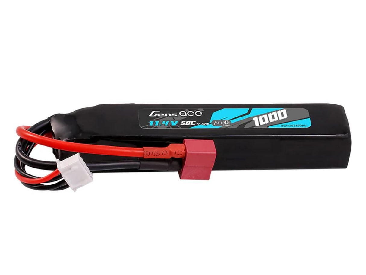 Gens Ace Airsoft 3S Hv 1000Mah 50C With Deans (M4/Ar Rifles)