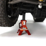 Yeah Racing RC Rock Crawler Accessories Height Adjustable 3 Ton Jack 4pcs For 1/18 1/24