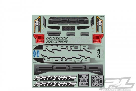 PRO-LINE PRECUT 2017 FORD F150 RAPTOR CLEAR SHELL X-MAXX