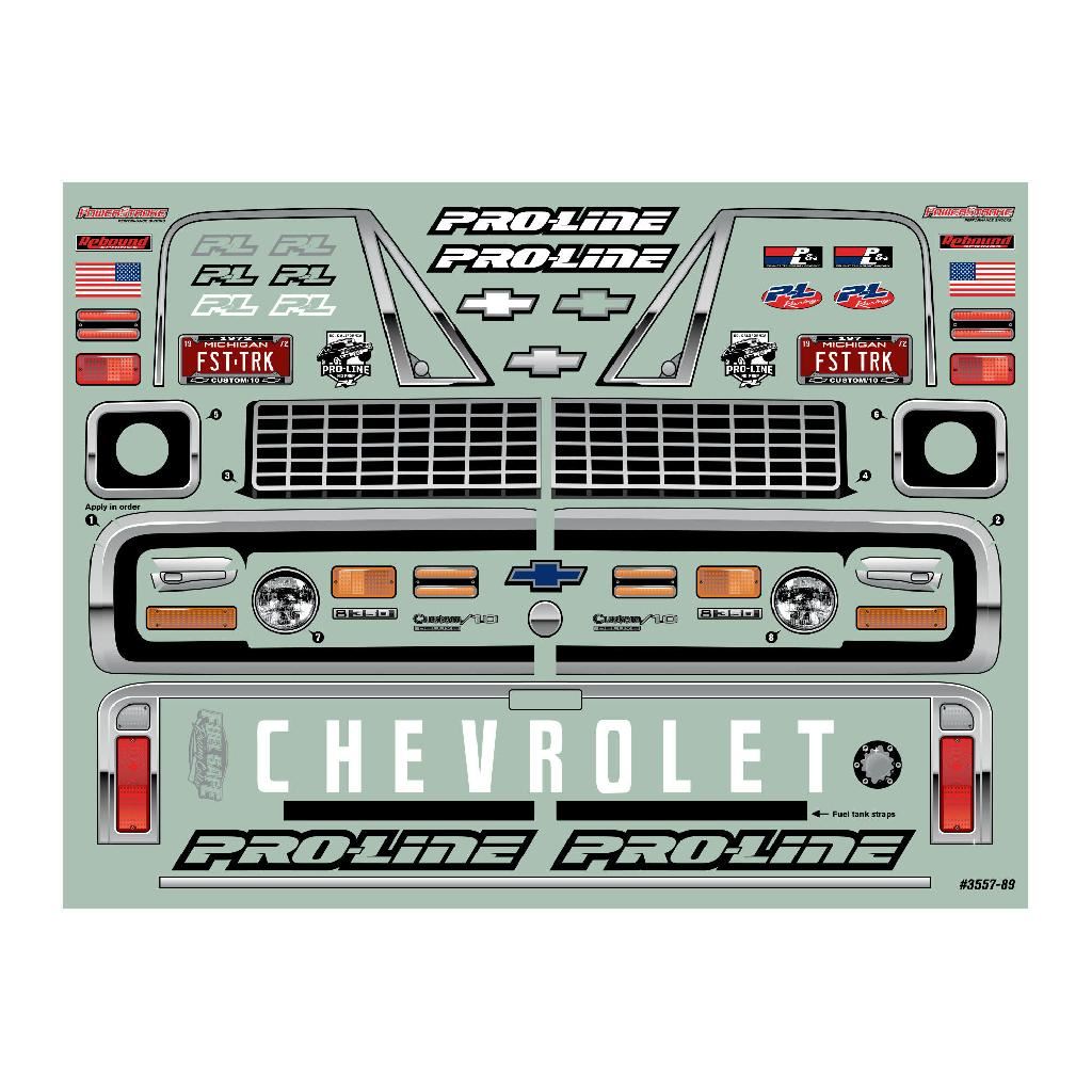 Proline 1/10 1972 Chevy C-10 Clear Body: Drag Car