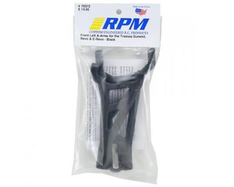 RPM TRAXXAS SUMMIT/REVO FRONT LEFT A-ARMS BLACK