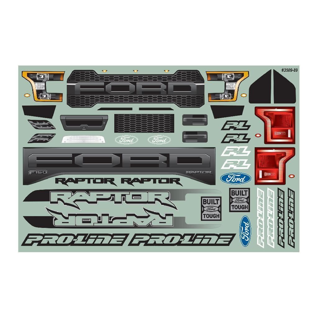 Proline 1/10 2017 Ford F-150 Raptor Clear Body 12.3In (313mm) Wb Crwl