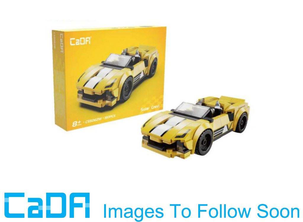Cada Golden Star Crest Racing Car - 160 Pcs