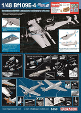 Dragon 1/48 Bf109E-4 Wwii German Fighter Plane