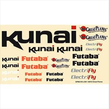 GPLANES Decals Kunai EP ARF/RxR