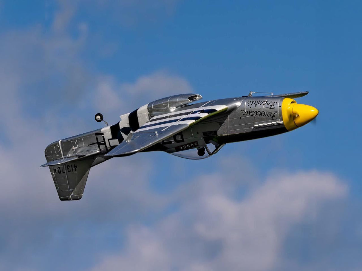 E Flite P-51D Mustang 1.0M Bnf Basic With As3X+ And Safe Select