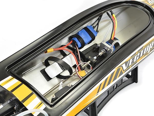 Volantex Vector Sr80 Brushless Boat (No Batt)- Black/Orange - V798-4